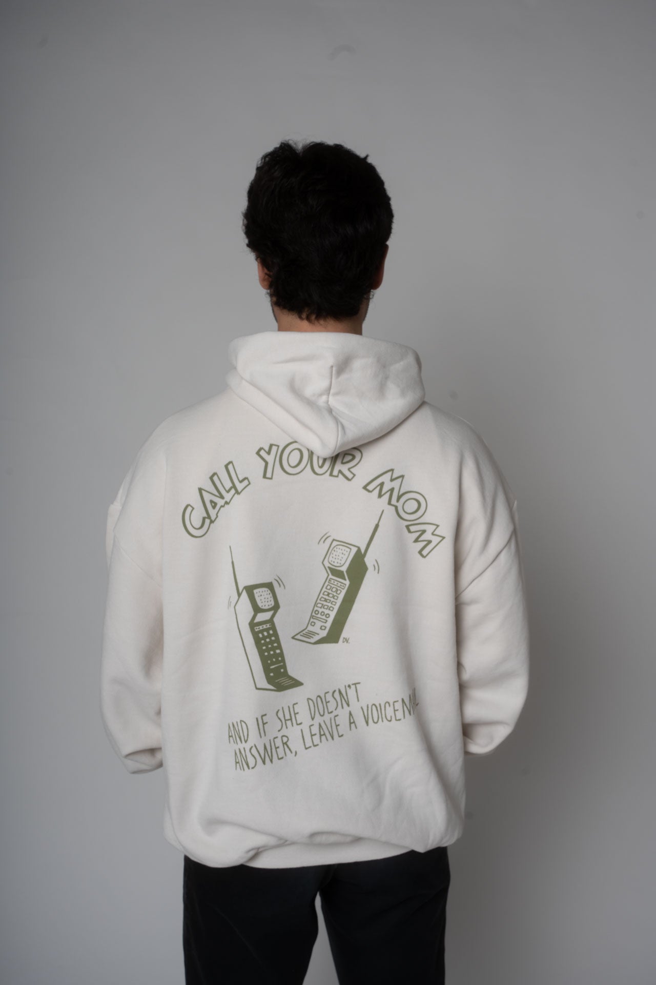 Call Your Mom Cozy Fleece Hoodie