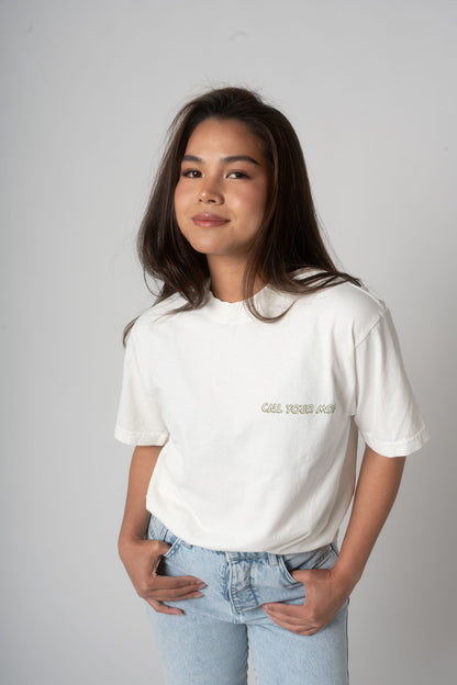 Call Your Mom Premium Oversized Tee